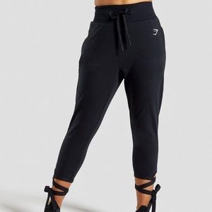Gymshark Ark Cropped Ankle Tie High Rise Sweatpants
